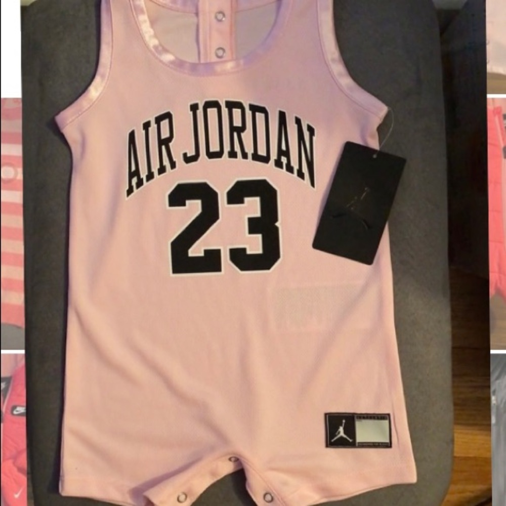 Air Jordan Romper (Pink)